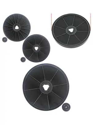 2‑Pack Carbon Charcoal Filter for Ariston Kitchen Extractor Hood