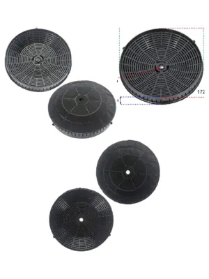 2-Pack CHA15 Active Carbon Filter for CDA Kitchen Cooker Hood Vent