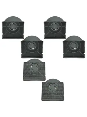 2‑Pack Charcoal Carbon Odor Filter for IKEA Cooker Hood Vent Fan