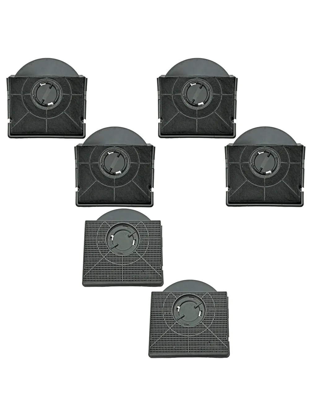2‑Pack Charcoal Carbon Odor Filter for IKEA Cooker Hood Vent Fan
