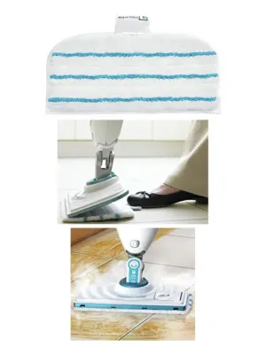 2 Pack Cleaning Pads for Decker Steam Mops