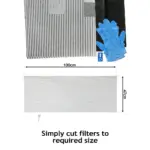 2-Pack Custom Size Grease Filters for ELICA Cooker Hood 100x47cm