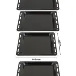 2-Pack Enamel Baking Tray for De’Longhi Ovens – 448×360×25 mm