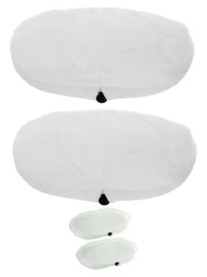 2-Pack Hard Floor Steam Mop Cleaning Pads for D6207/D6428/D6429