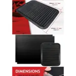 2-Pack Heavy-Duty Non-Stick Oven Liner Mats – Reusable Trivet for Pans