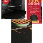 2 Pack Heavy Duty Teflon Oven Liner Non-Stick 40x50 cm Cooker Mat