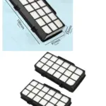 2 Pack HEPA Filters for Rowenta Silence Force & Power XXL Vacuums