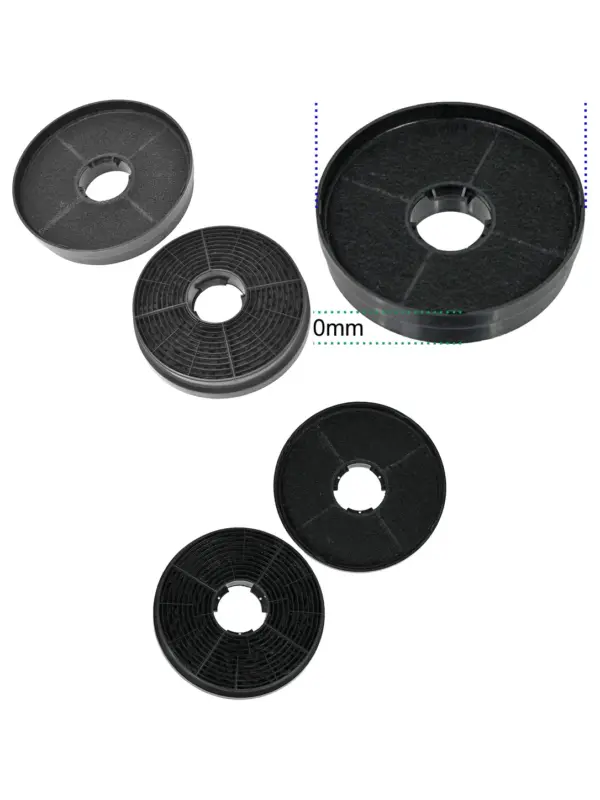 2‑Pack Logik Cooker Hood Carbon Filter for L60CHDG14 & L90CHDX17
