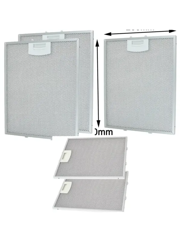 2‑Pack Metal Mesh Vent Filter for Bosch Kitchen Hood – 250×310 mm