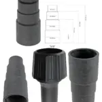 2-Pack Multi-Size Dust Extractor Adapter for Bosch Vacuums