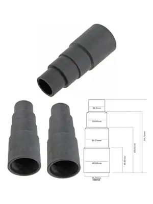 2 Pack Multi Size Dust Extractor Adapter for Sanders 26 to 38mm Ports