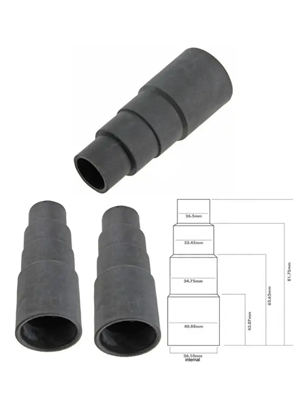 2 Pack Multi Size Dust Extractor Adapter for Sanders 26 to 38mm Ports