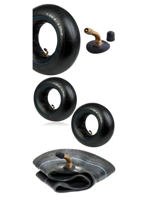 2 Pack Pneumatic Inner Tubes 3.00x8/3.25x8 for Trailer & Scooter Carts