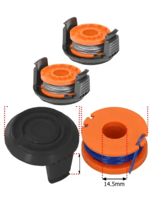 2‑Pack Qualcast Strimmer Line Spool & Cover for CGT18LA1/CGT36LA