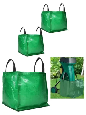 2-Pack Reusable 120L Garden Shredder Compost Bag – 45x45x60cm