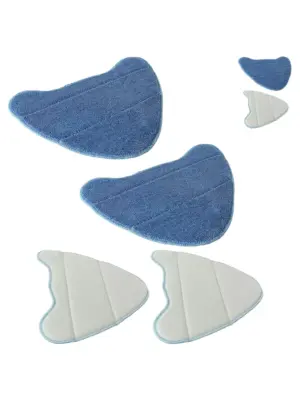 2 Pack Reusable Microfiber Pads for Abode ADSM4001 Steam Mop