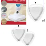 2-Pack Reusable Microfiber Steam Mop Cleaning Pads – Universal Fit