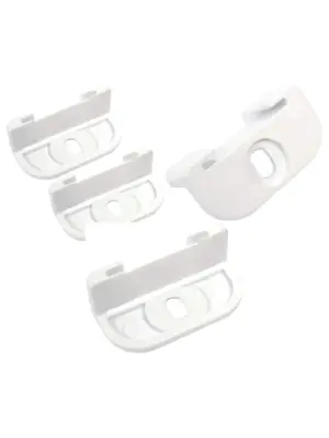 2‑Pack Sliding Door Guide Bracket for Stove, Fridge & Freezer