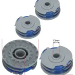 2‑Pack Twin Cutting Line & Spool for Einhell NRT‑530 Trimmer