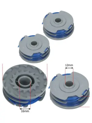 2‑Pack Twin Cutting Line & Spool for Einhell NRT‑530 Trimmer