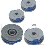 2‑Pack Twin Cutting Line & Spool for Wolf Garden Trimmer