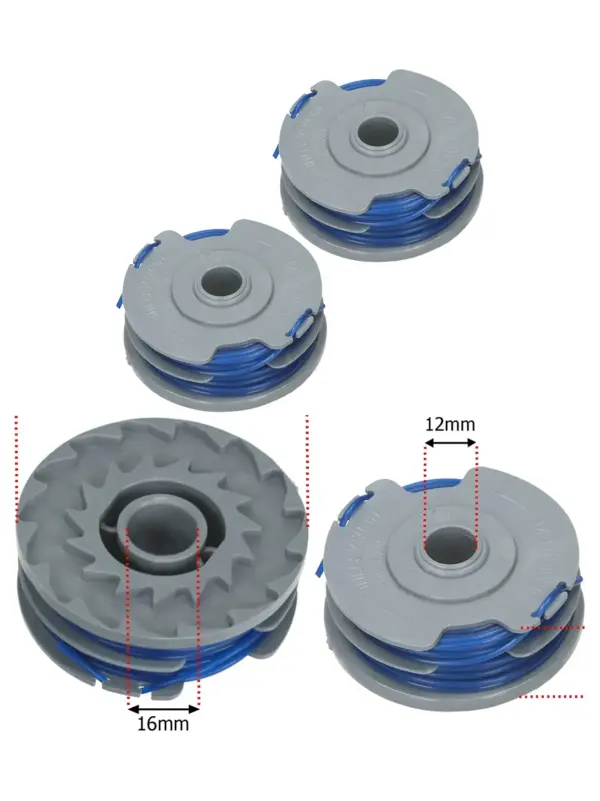 2‑Pack Twin Line & Spool Set for Ozito Garden Trimmer/Strimmer