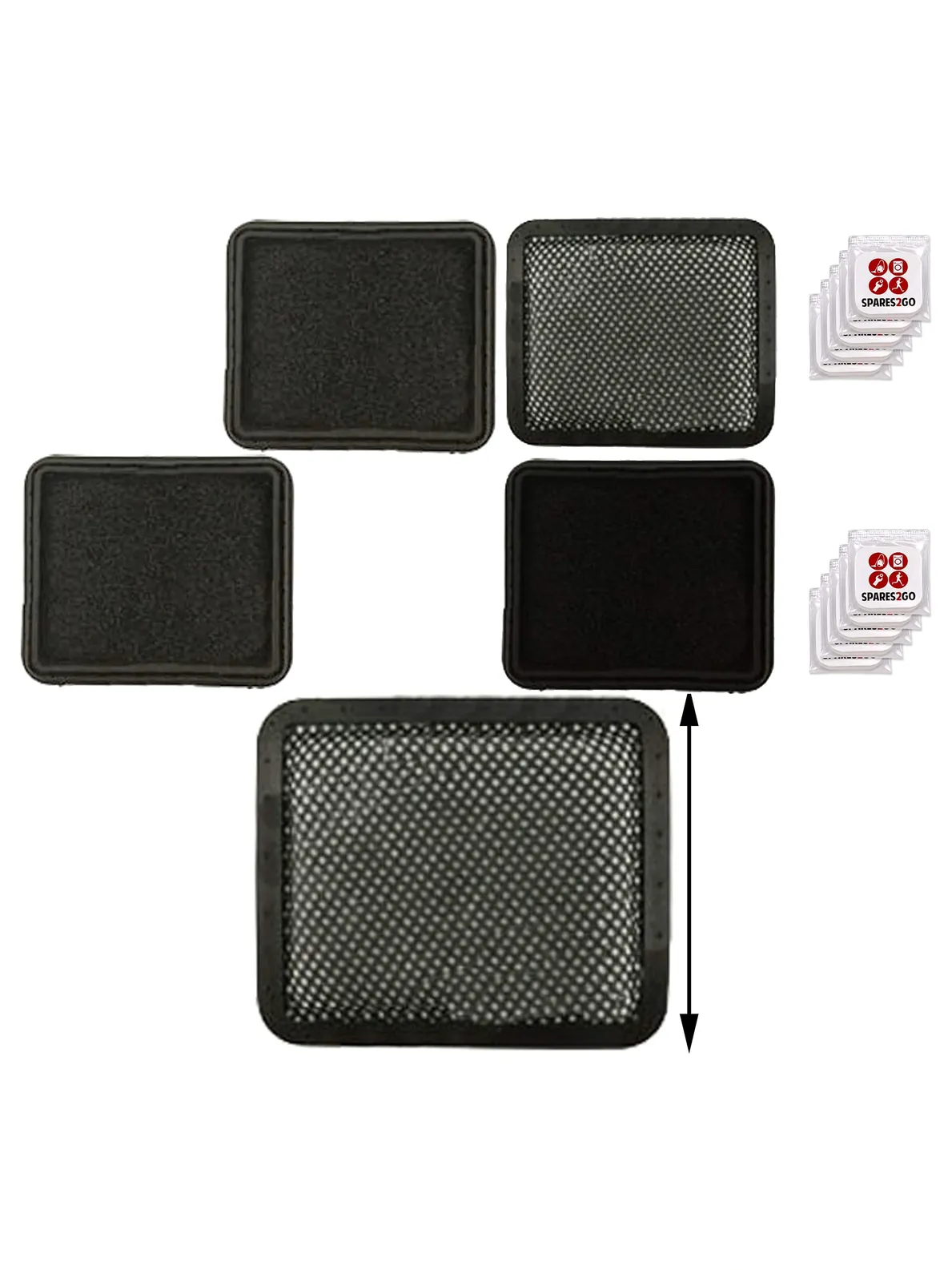 2-Pack Washable Filters for GTech AirRam Vacuum