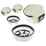 2 Reusable Zip Cloth Dust Bags + 11 Filters for Henry Hetty 160 Vacuum