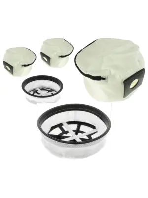 2 Reusable Zip Cloth Dust Bags + 11 Filters for Henry Hetty 160 Vacuum