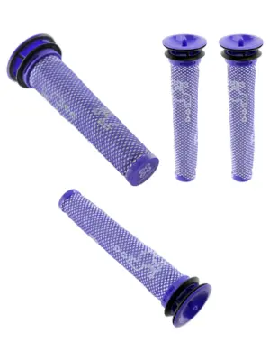 2 Washable Dyson Pre‑Motor Filter Sticks – Fits DC58/59/61/62 V6‑V8
