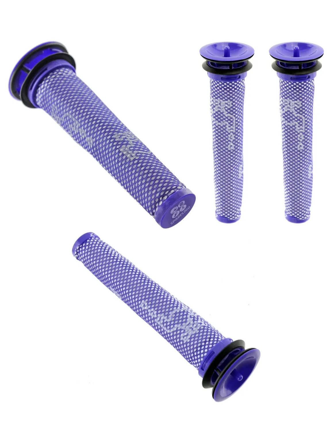 2 Washable Dyson Pre‑Motor Filter Sticks – Fits DC58/59/61/62 V6‑V8