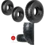 2 x 4" Wheelbarrow Tire & Inner Tube – 4.10‑4/3.50‑4, 30 psi