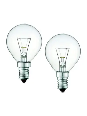 2 x 40W E14 Oven Light Bulb – Tricity Bendix, 300°C Heat Resistant