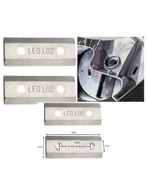 2 x 64mm Metal Blades for B+Q FPIS2500 Garden Shredder
