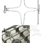 2 x Small 130mm Gas Hob Trivet – Pan Support Stand for Moka Pots