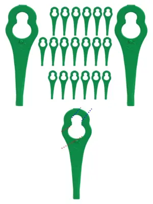 20 Bosch Accutrim EasyTrim Trimmer Blades for ALM 28/30/23