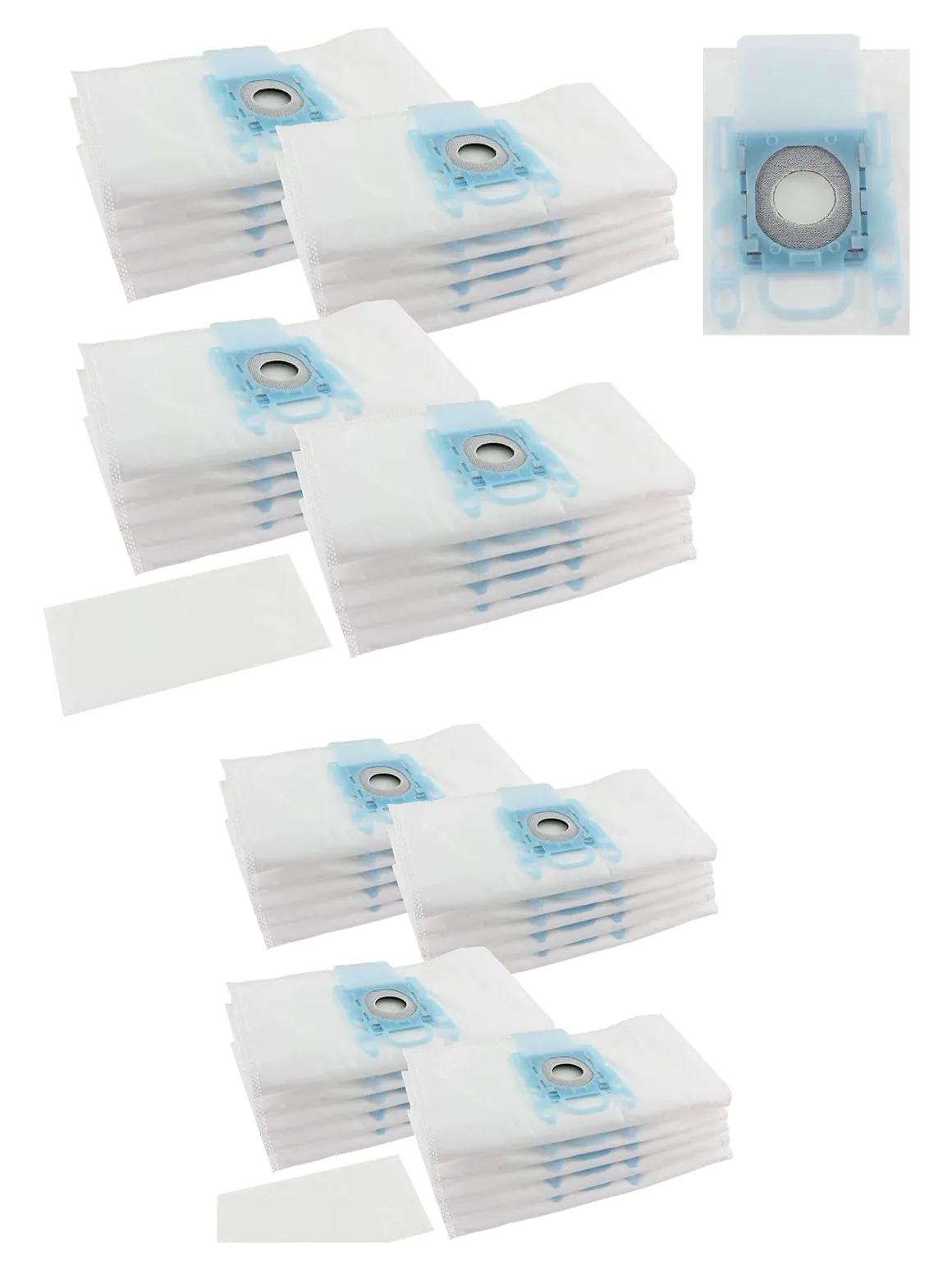 20 Cloth Dust Bags for Siemens Vacuums + 4 Filters & Fresh Tabs