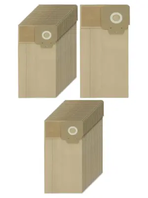 20 Pack Karcher Vacuum Dust Bags for CV30, CV38 & CV48 Paper Filters