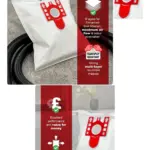 20-Pack Microfibre Filter Bags for Miele FJM 9917710 C1-C3 S4210 S6210