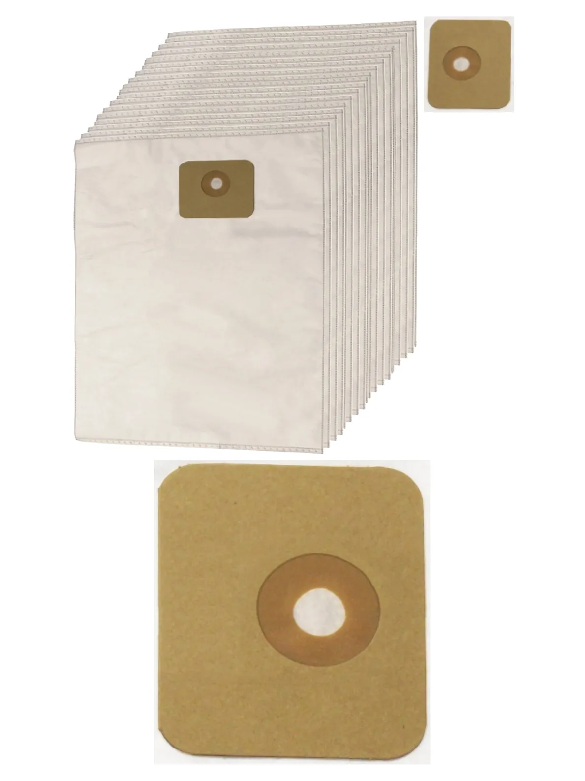 20-Pack Nilfisk Multi 20/20T/30T Wet‑Dry Vacuum Dust Bags