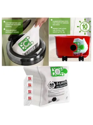 20-Pack Numatic Henry/Hetty Vacuum Cleaner Bags with Fresheners