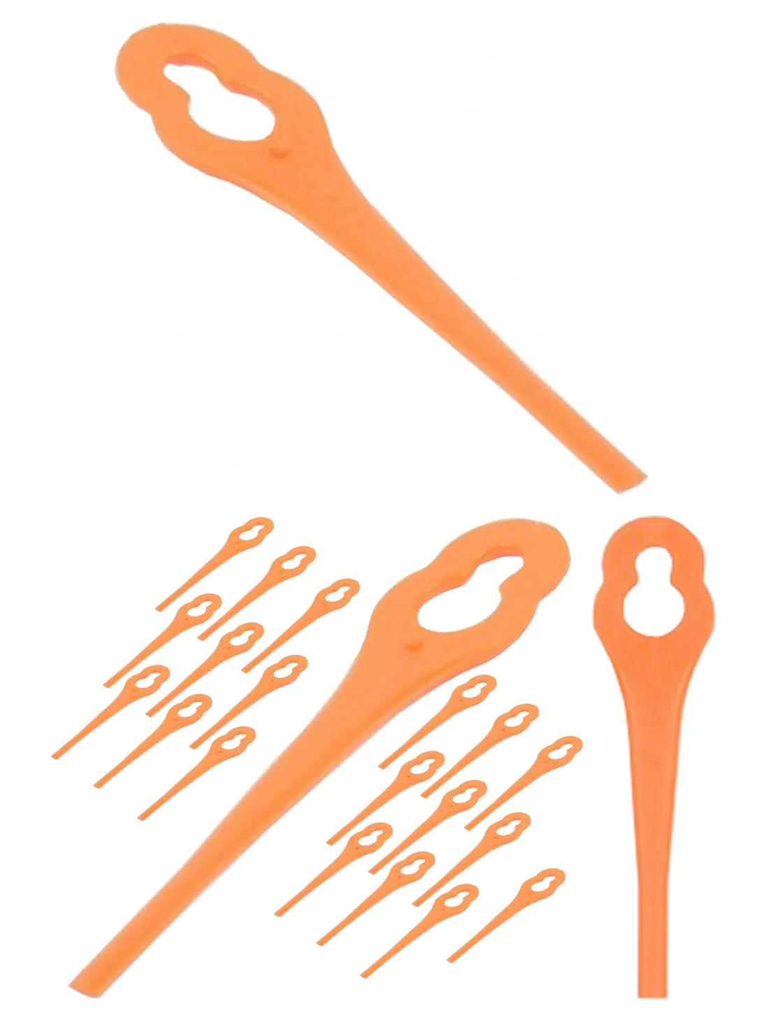 20-Pack Plastic Blades for ALDI Gardenline CGT18KL1 18V Li‑Ion Trimmer