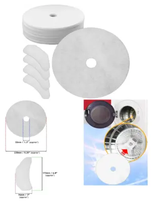 20-Piece Dryer Exhaust & Intake Filter Kit for New World dryers