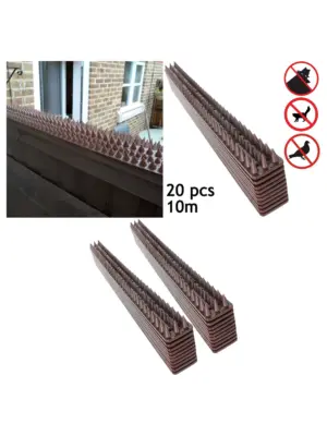 20-Piece Garden Fence Anti-Climb Security Spikes – 10 m Length