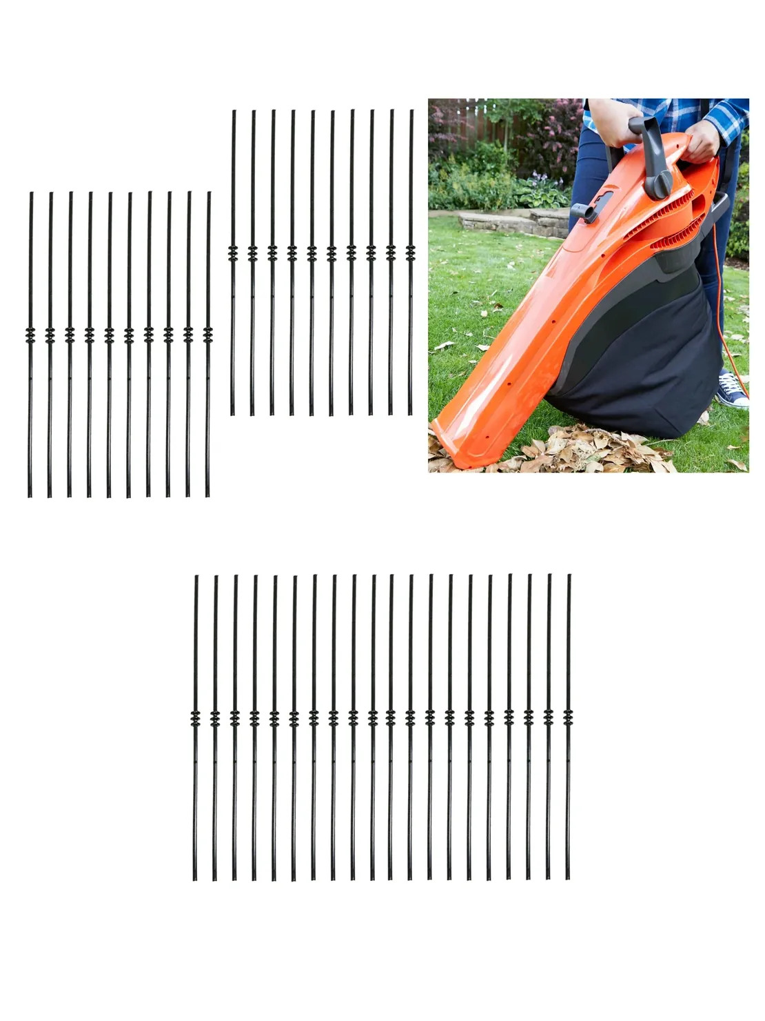 20‑Piece Shredding Line Replacement for FLYMO GardenVac Twister FLY024