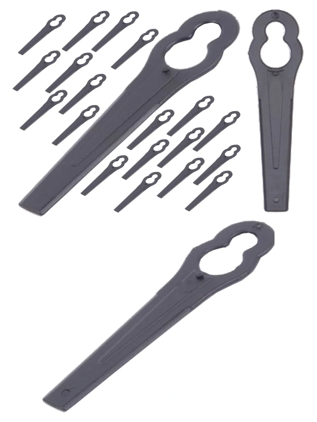 20 Plastic Blades for Flymo E250, Minimo, SX & Sprinter Mowers