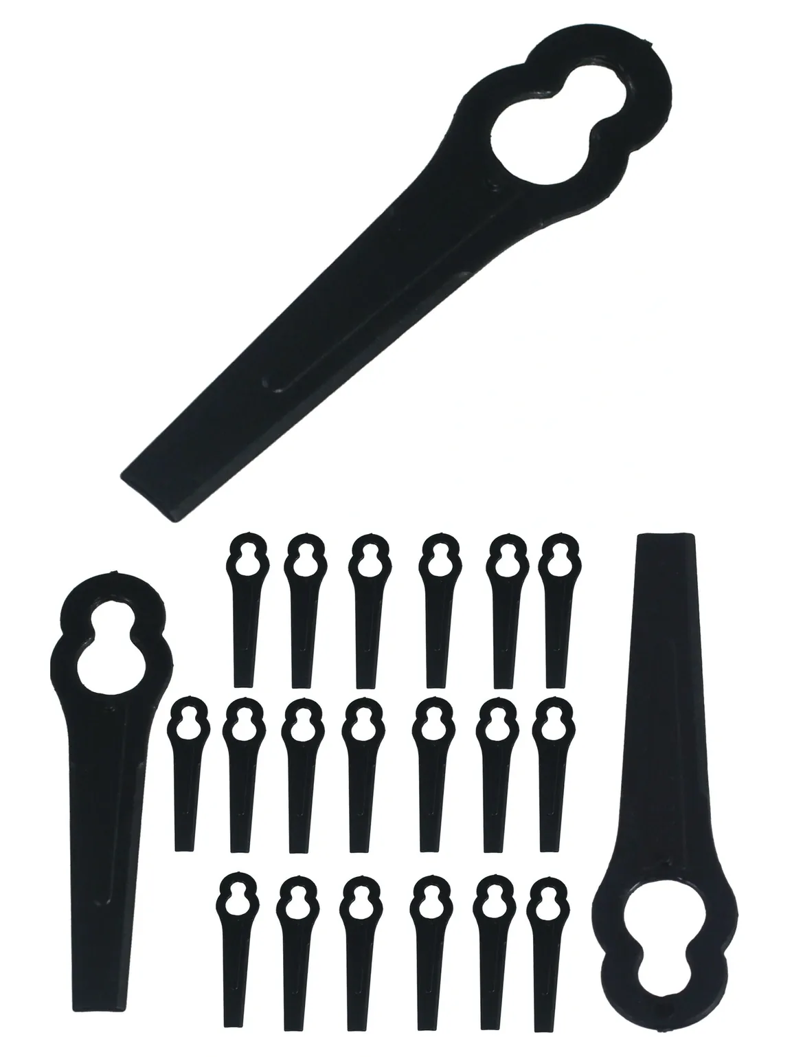 20 Plastic Replacement Blades for Black & Decker GX302/GE700/GR102