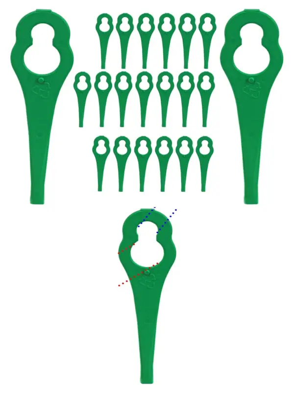 20 Plastic Trimmer Blades for GTech ST01, ST02 & ST20