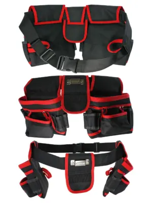 20‑Pocket Heavy‑Duty Tool Belt Pouch for Carpenters, Joiners & DIY