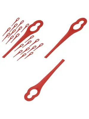 20 Red Plastic Blades for B&Q 18V Cordless MGT18 Strimmer/Trimmer